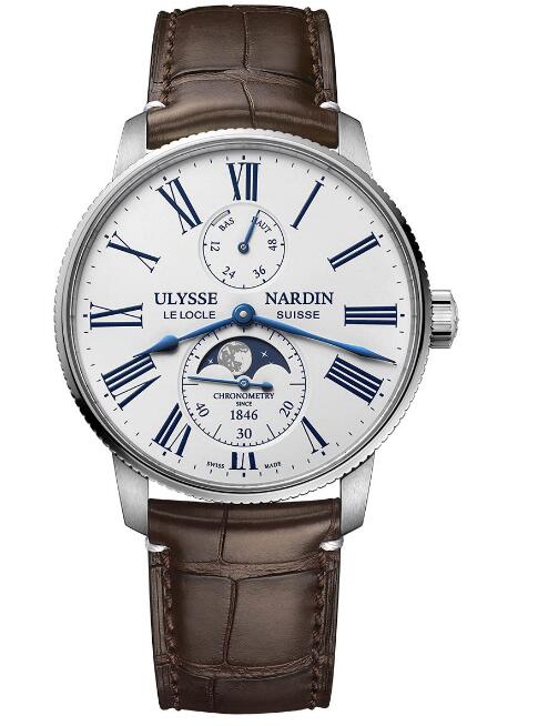 Ulysse Nardin Marine Torpilleur Moonphase White Limited Edition – 42mm 1193-310LE-0A-175/1B Replica Watch